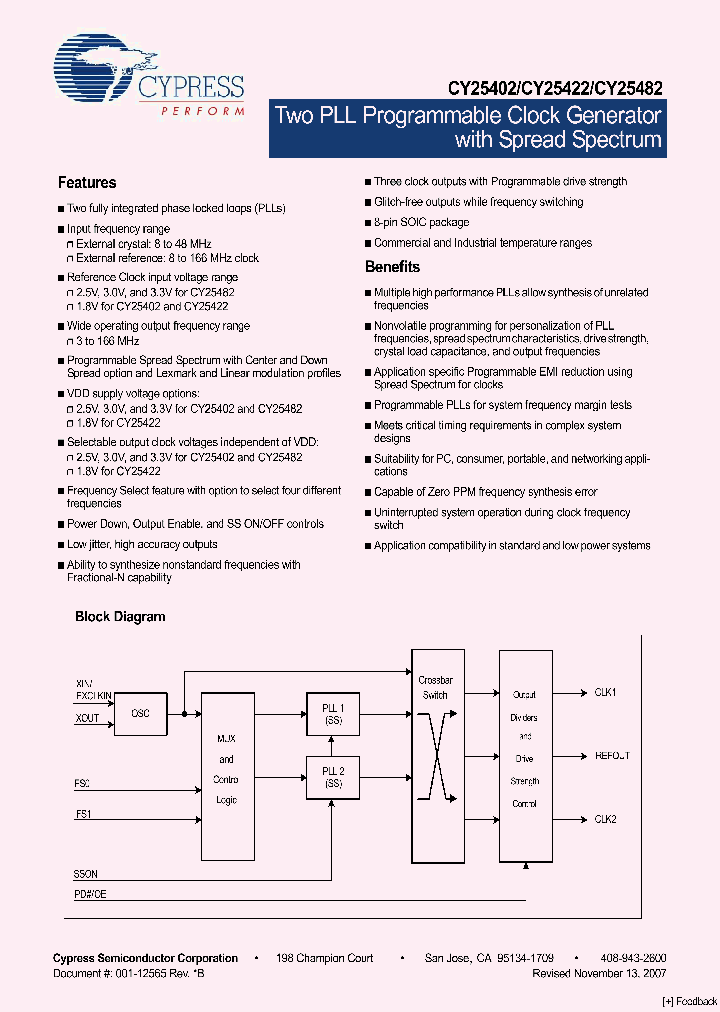 CY2540207_4215713.PDF Datasheet