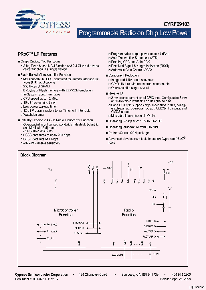 CYRF6910308_4391913.PDF Datasheet