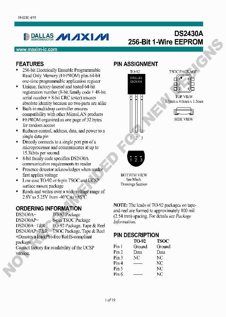 DS2430AP_4628511.PDF Datasheet