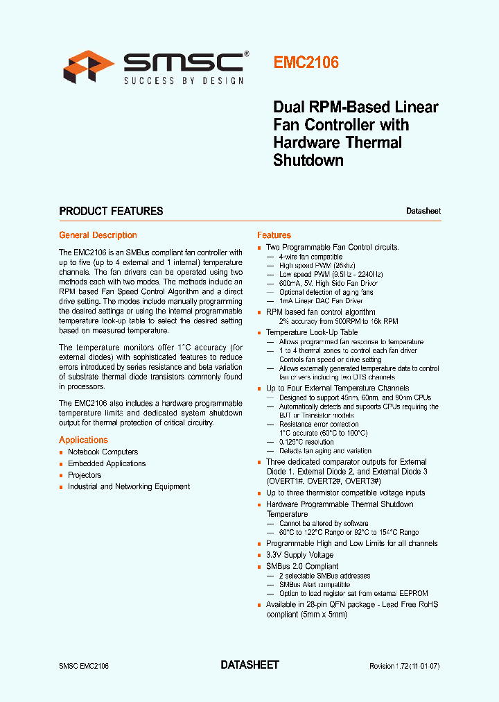 EMC2106_4168832.PDF Datasheet