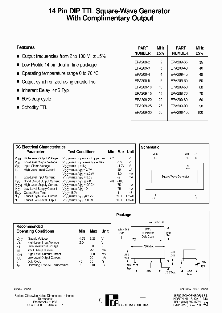 EPA209-30_4624668.PDF Datasheet