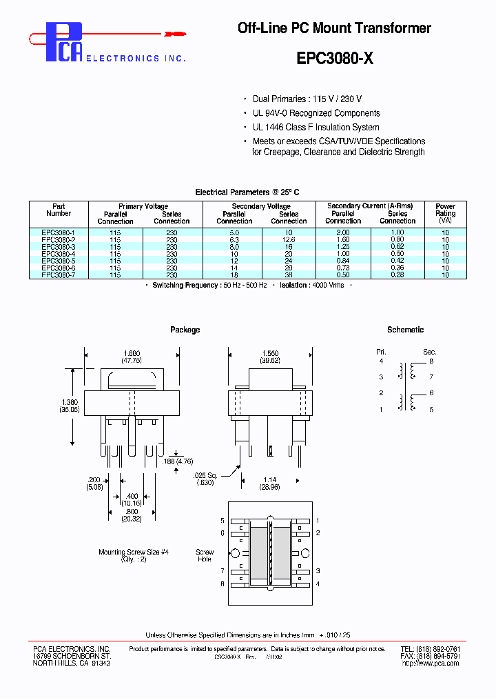 EPC3080-1_4722171.PDF Datasheet