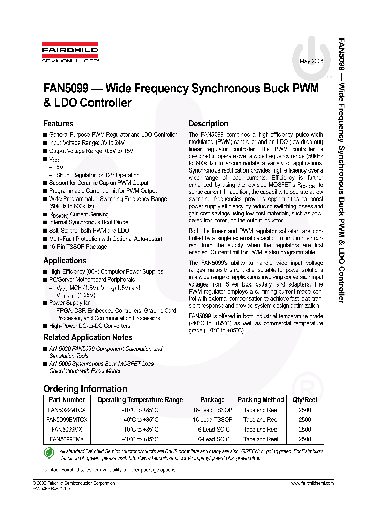 FAN5099EMTCX_4371404.PDF Datasheet