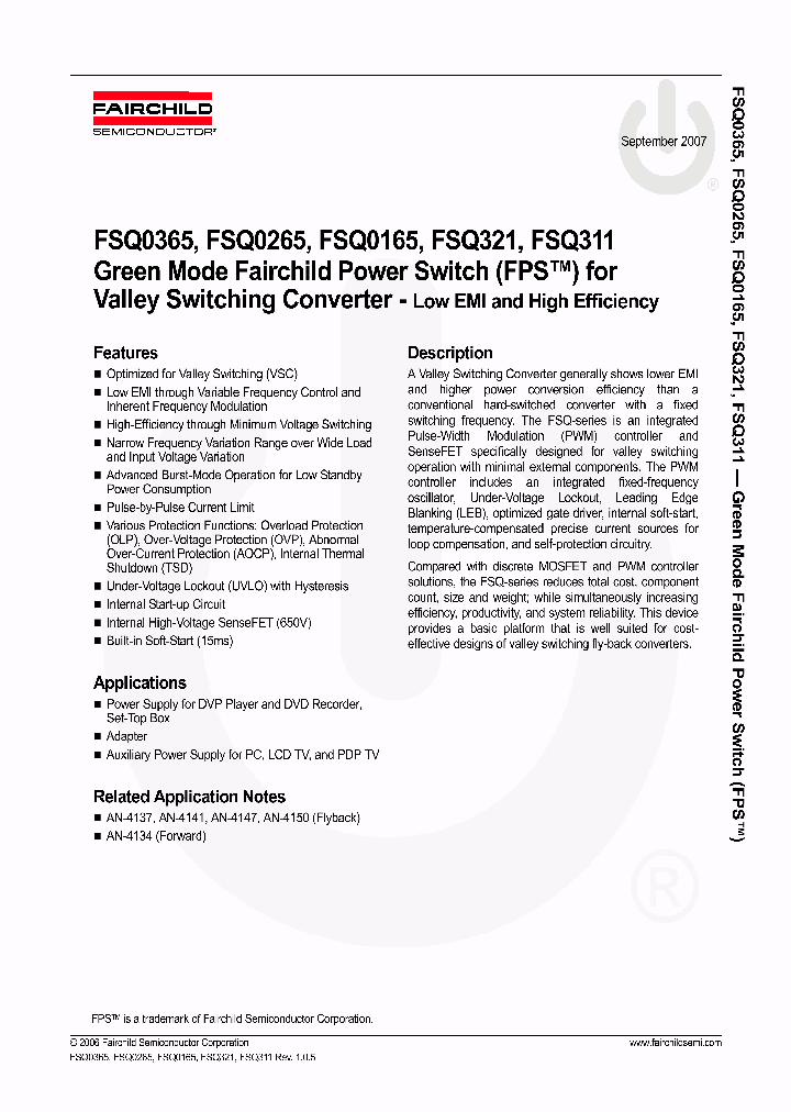 FSQ321L_4565515.PDF Datasheet