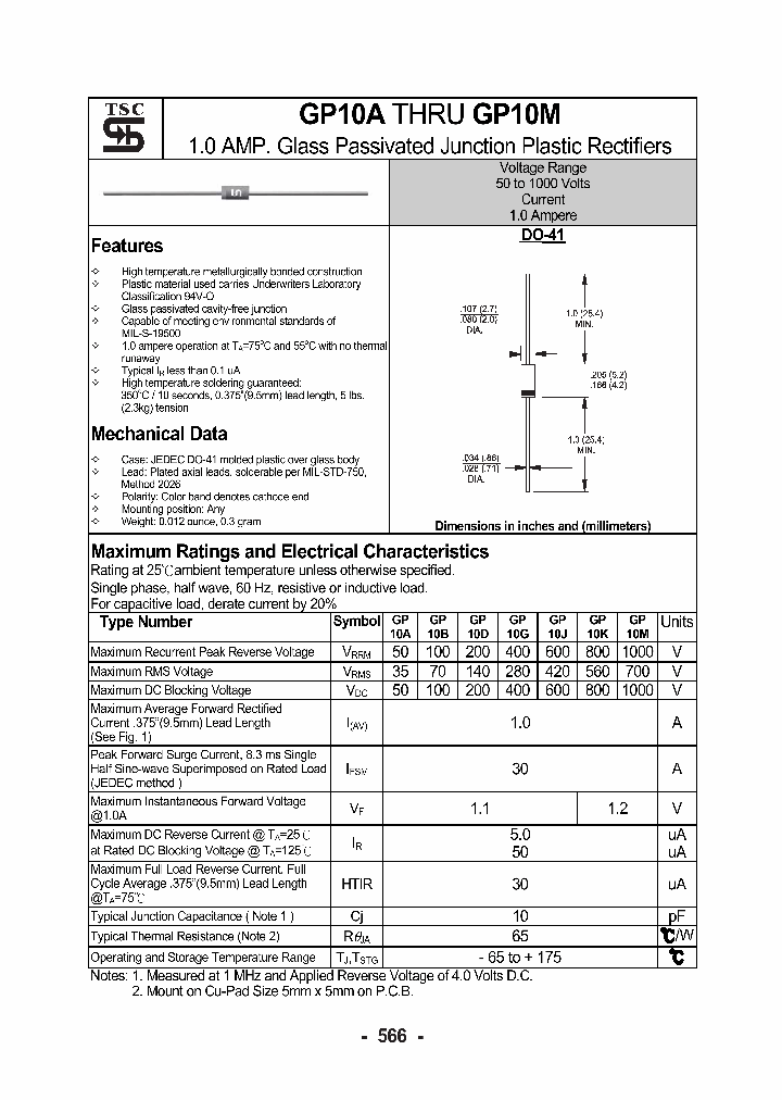 GP10J_4393000.PDF Datasheet