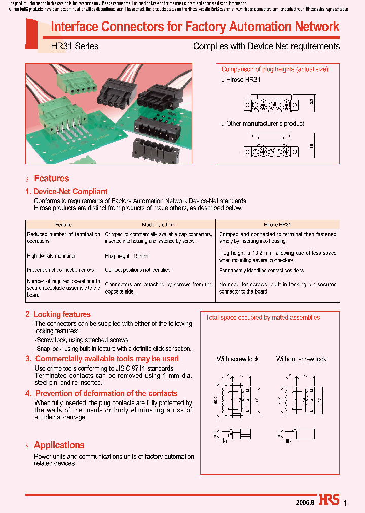 Connectors, Contacts & Tooling, PDF, Electrical Connector