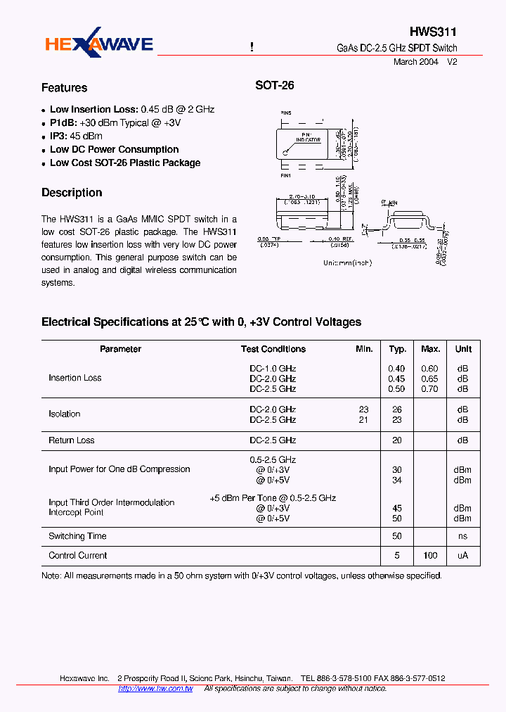 HWS311_4240391.PDF Datasheet