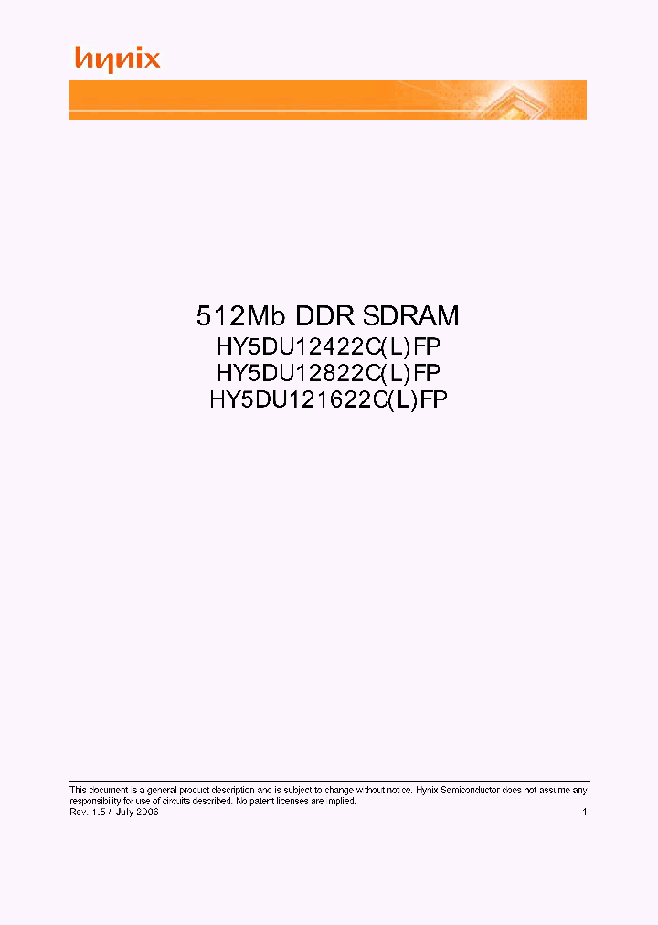 HY5DU12822CFP_4543798.PDF Datasheet