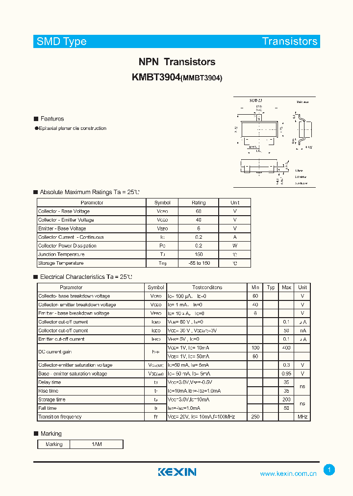 KMBT3904_4632721.PDF Datasheet