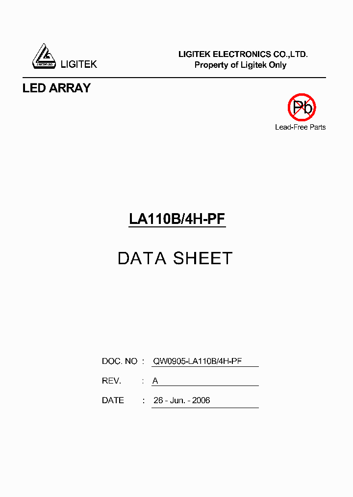 LA110B-4H-PF_4790505.PDF Datasheet