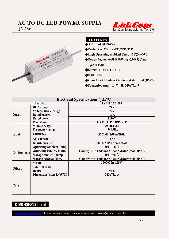 LSP10A224001_4764791.PDF Datasheet