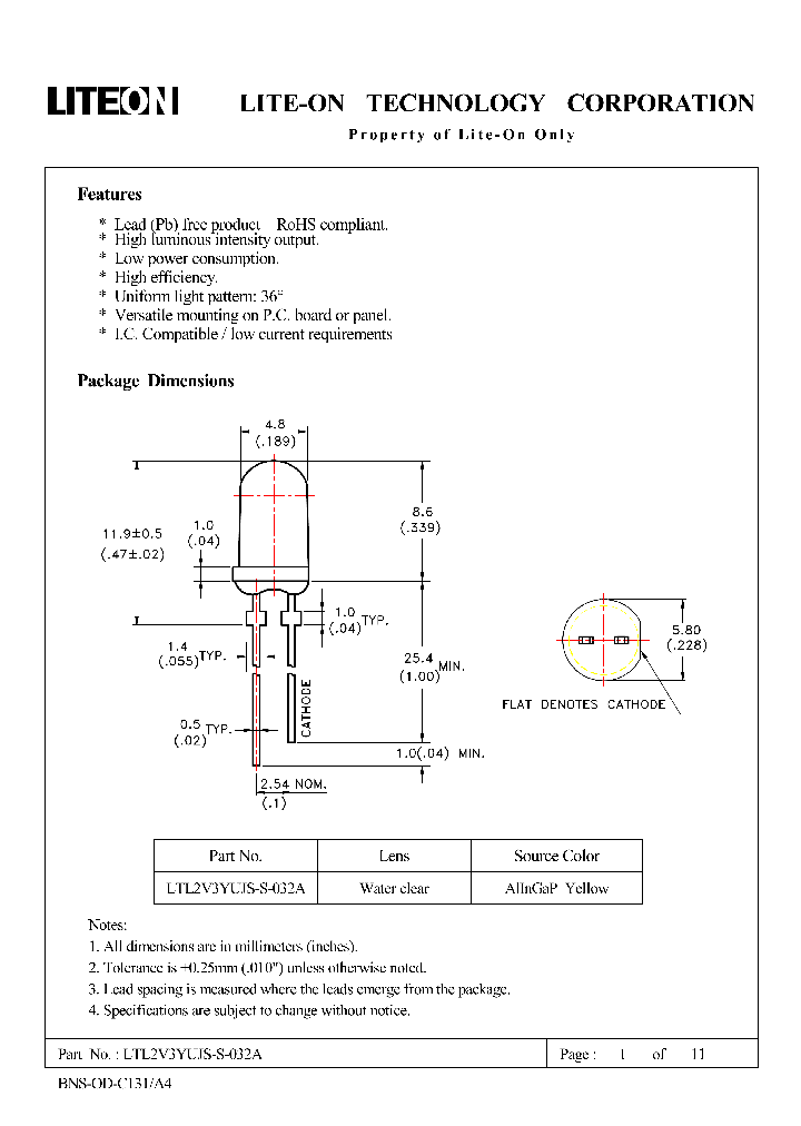 LTL2V3YUJS-S-032A_4782420.PDF Datasheet