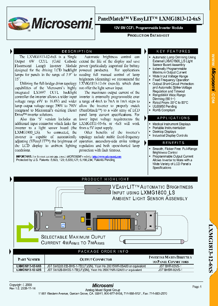 LXMG1813-12-62S_4651238.PDF Datasheet