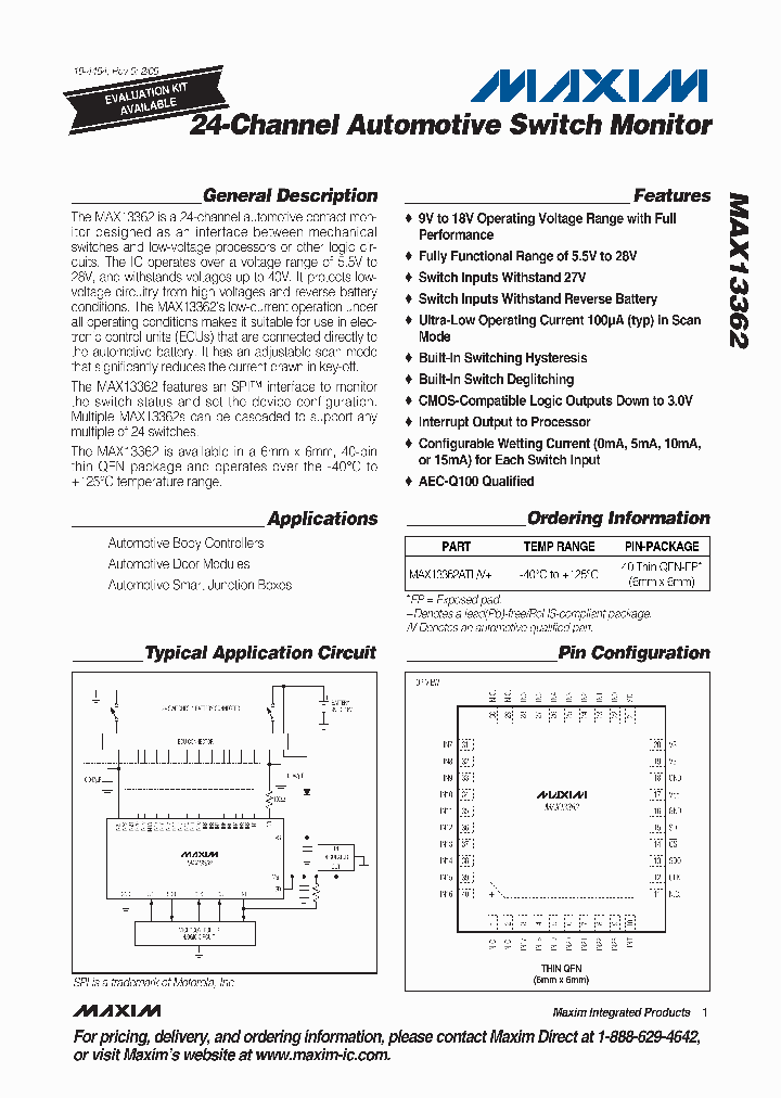 MAX13362_4711343.PDF Datasheet