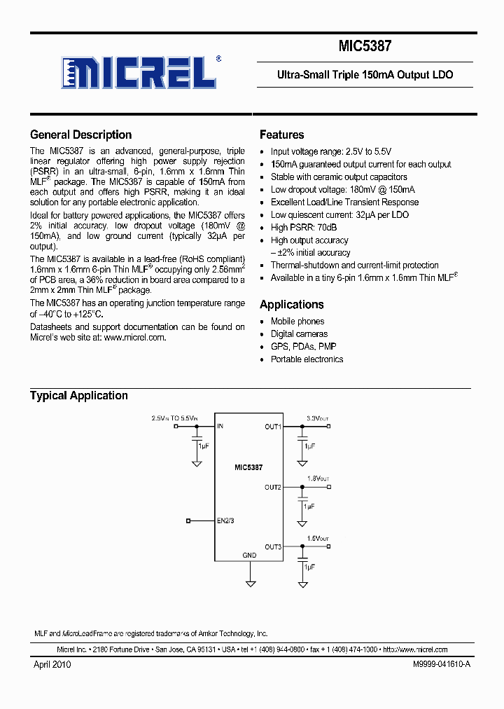 MIC5387-GMMYMT_4695641.PDF Datasheet