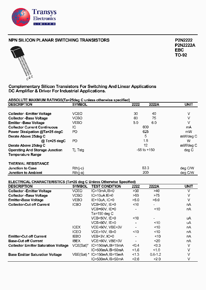 P2N2222A_4505383.PDF Datasheet