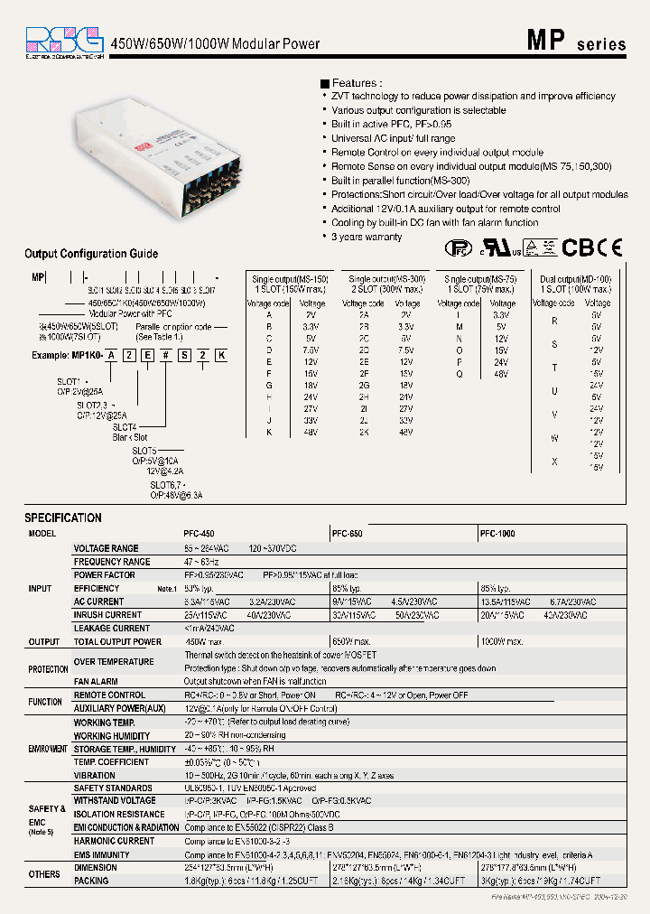 PFC-650_4643672.PDF Datasheet