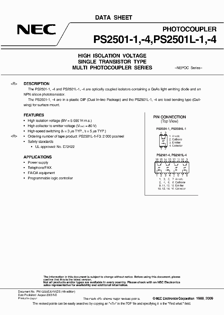 PS2501-1-A_4485140.PDF Datasheet