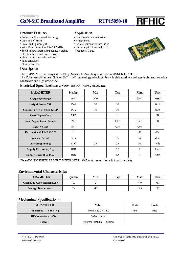 RUP15050-10_4786259.PDF Datasheet