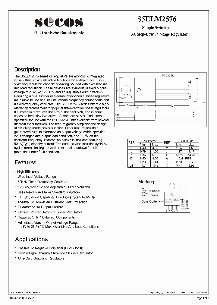 S5ELM2576_4424443.PDF Datasheet