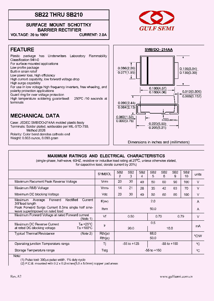 Sb210 4619887.pdf Datasheet Download --- Ic-on-line