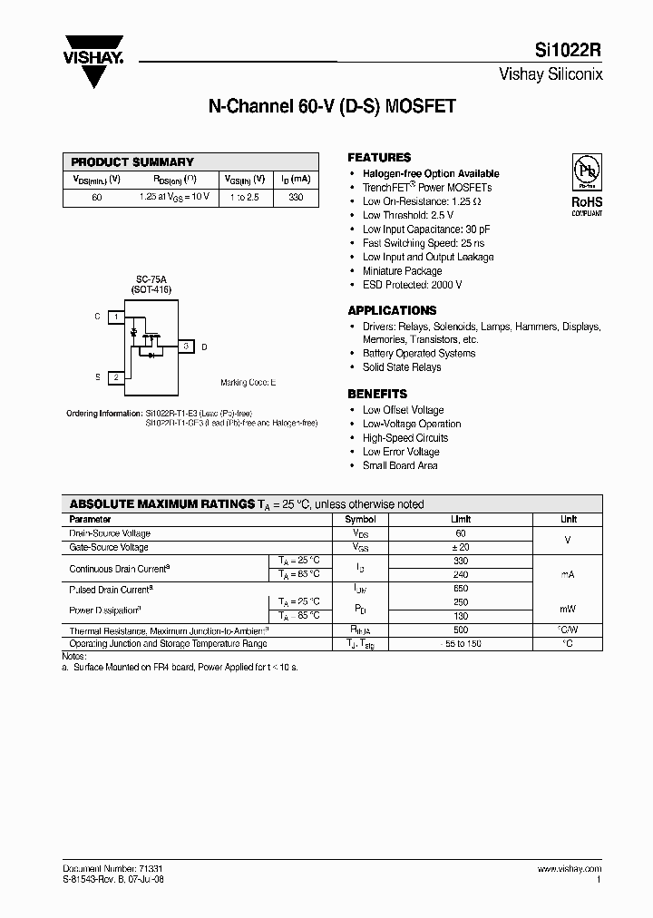 SI1022R-T1-E3_4347283.PDF Datasheet