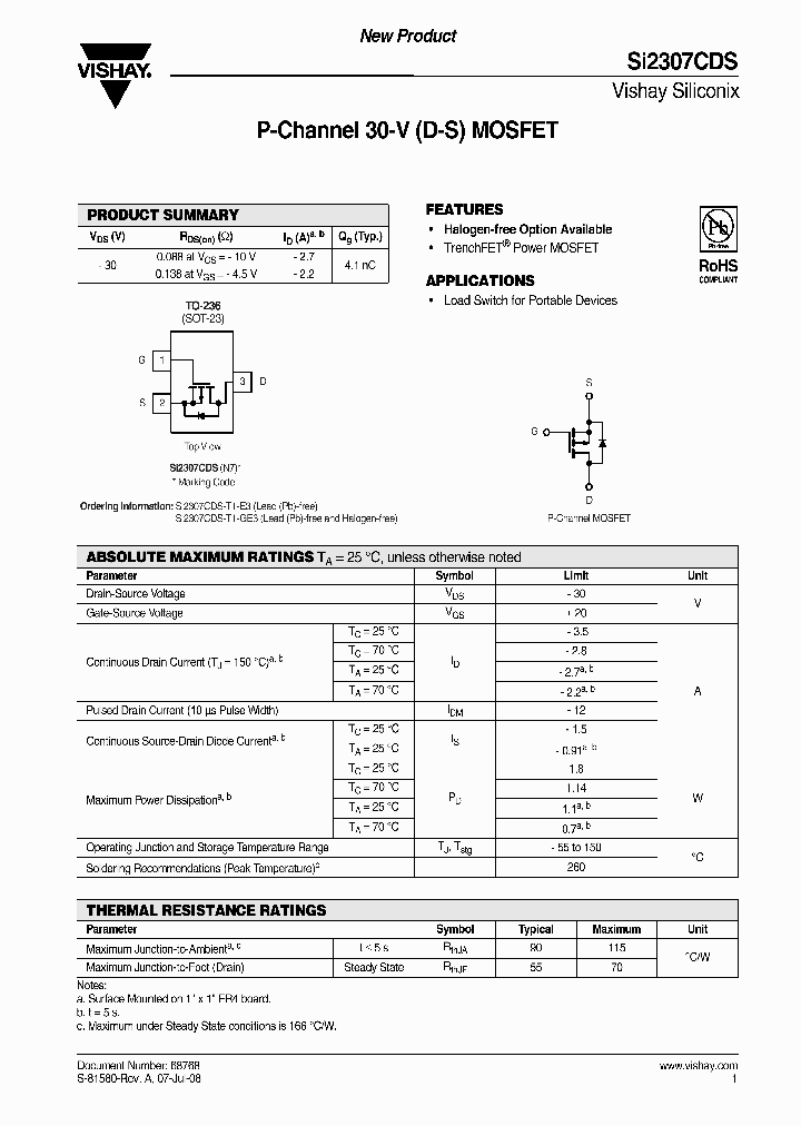 SI2307CDS_4379185.PDF Datasheet