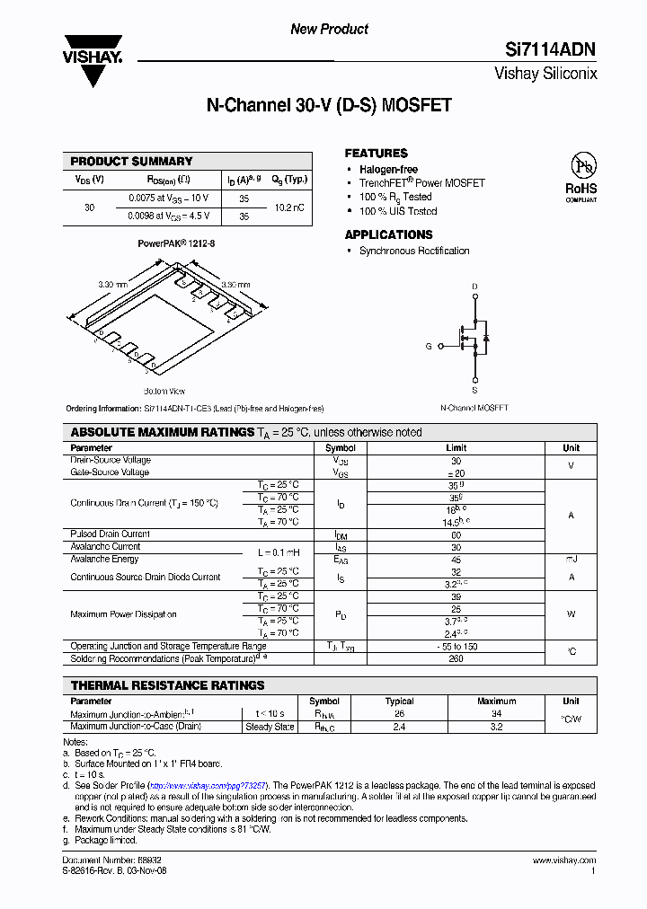 SI7114ADN_4425100.PDF Datasheet