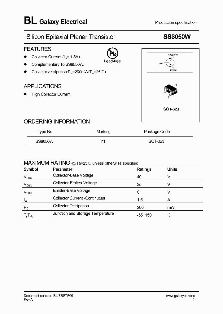 SS8050W_4188462.PDF Datasheet