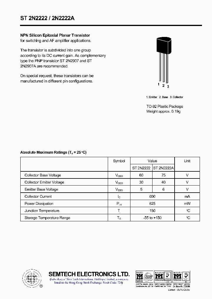 ST2N2222_4444819.PDF Datasheet