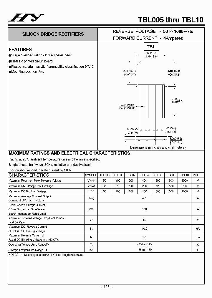 TBL005_4425006.PDF Datasheet