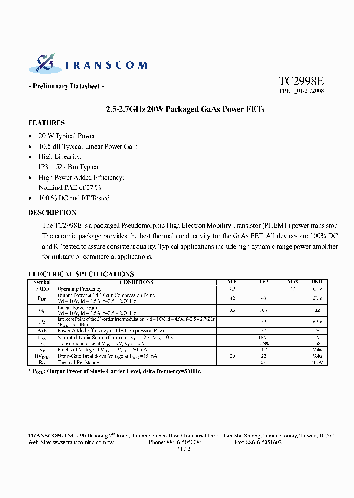 TC2998E_4470690.PDF Datasheet