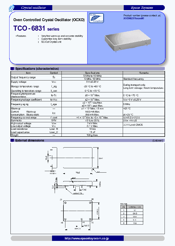 TCO-6831_4542352.PDF Datasheet