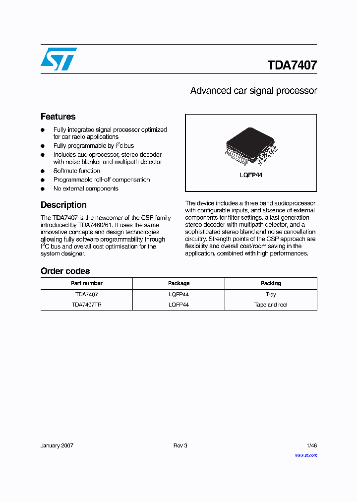 TDA7407TR_4243148.PDF Datasheet