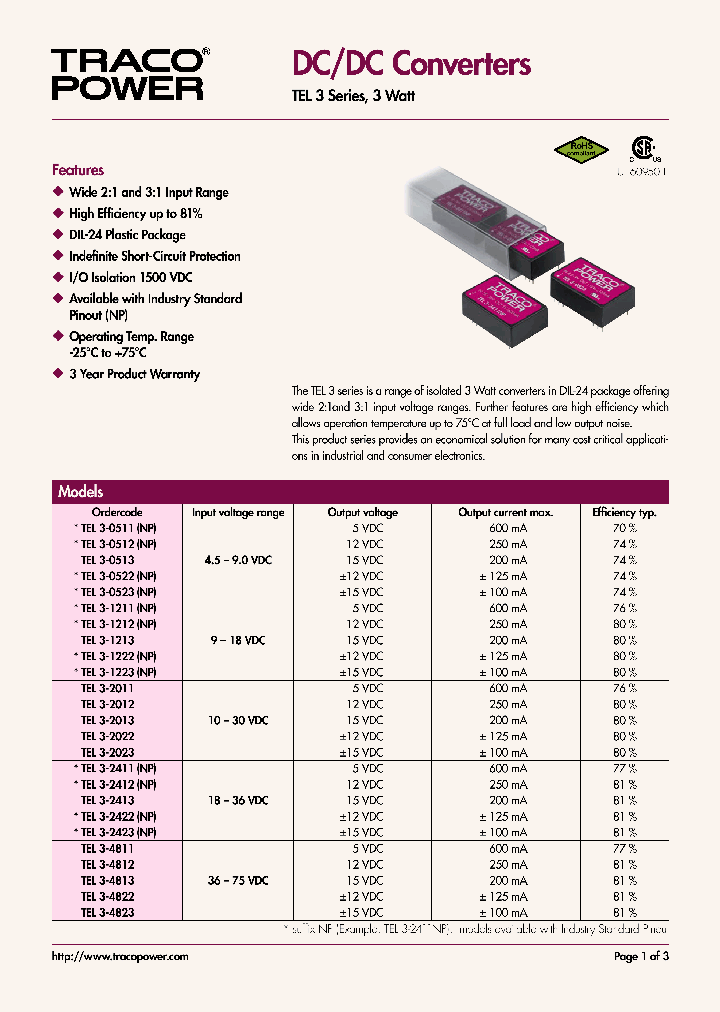 TEL3-1212NP_4374514.PDF Datasheet