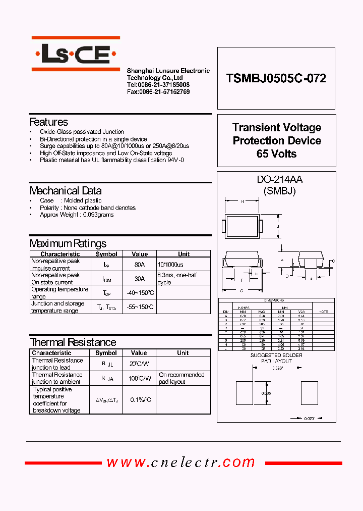 TSMBJ0505C-072_4716605.PDF Datasheet