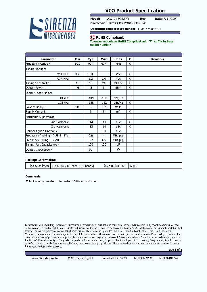 VCO191-964U_4818306.PDF Datasheet