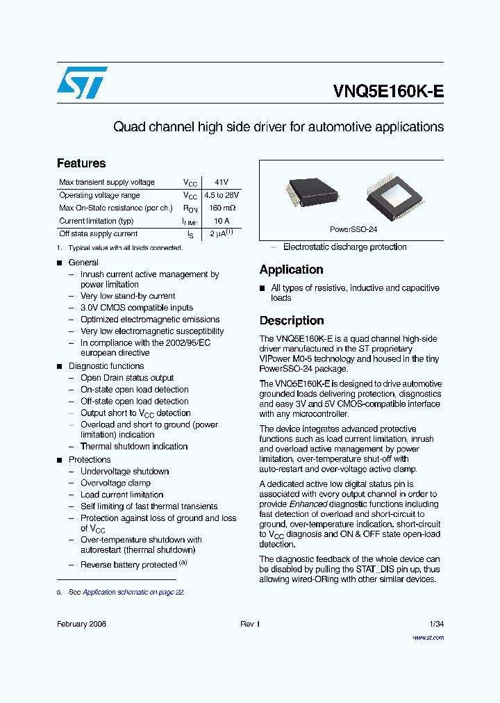 VNQ5E160K-E_4369617.PDF Datasheet