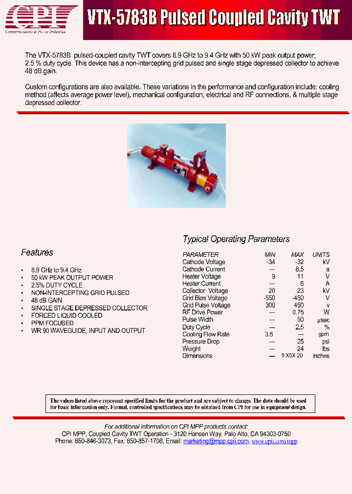 VTX5783B_4684858.PDF Datasheet