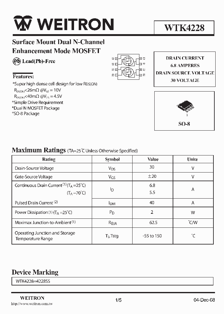 WTD9435_4799611.PDF Datasheet