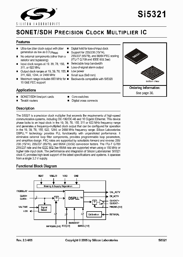 SI5321_1002177.PDF Datasheet