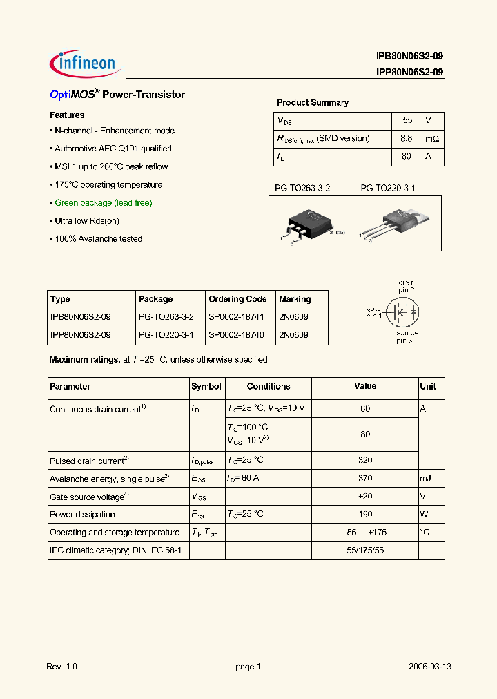 IPB80N06S2-09_4941850.PDF Datasheet