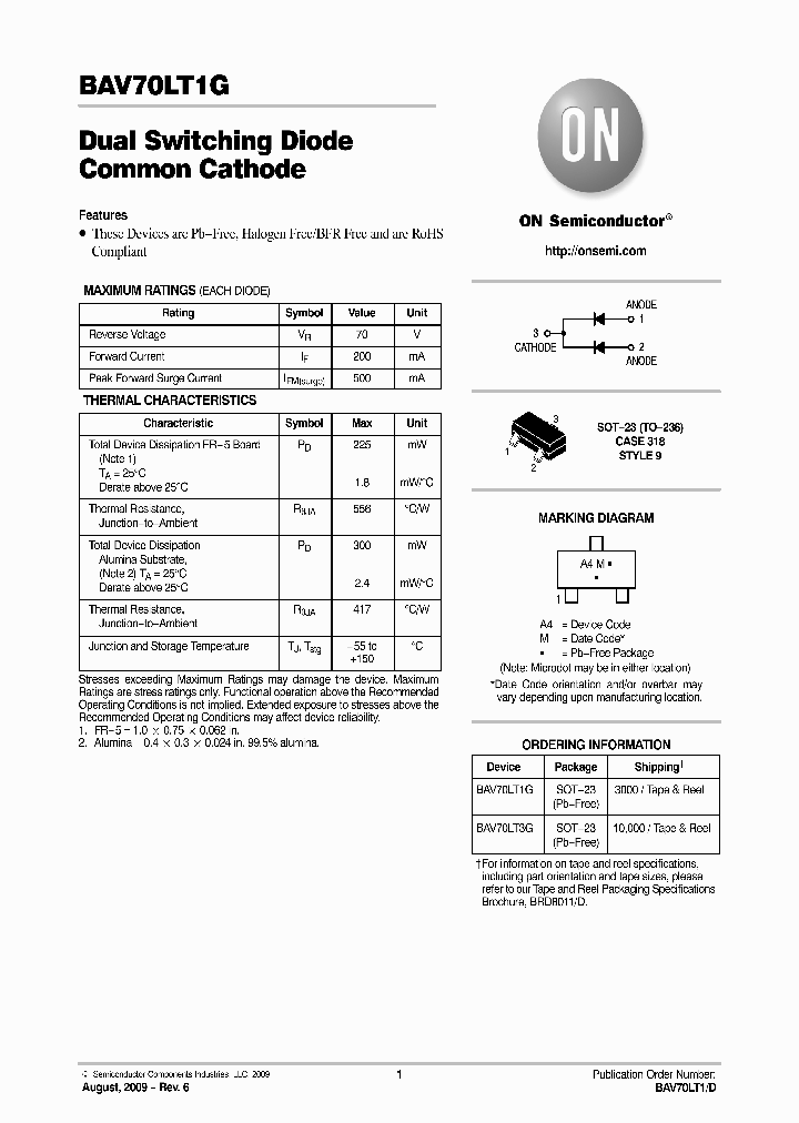 BAV70LT1_4948252.PDF Datasheet