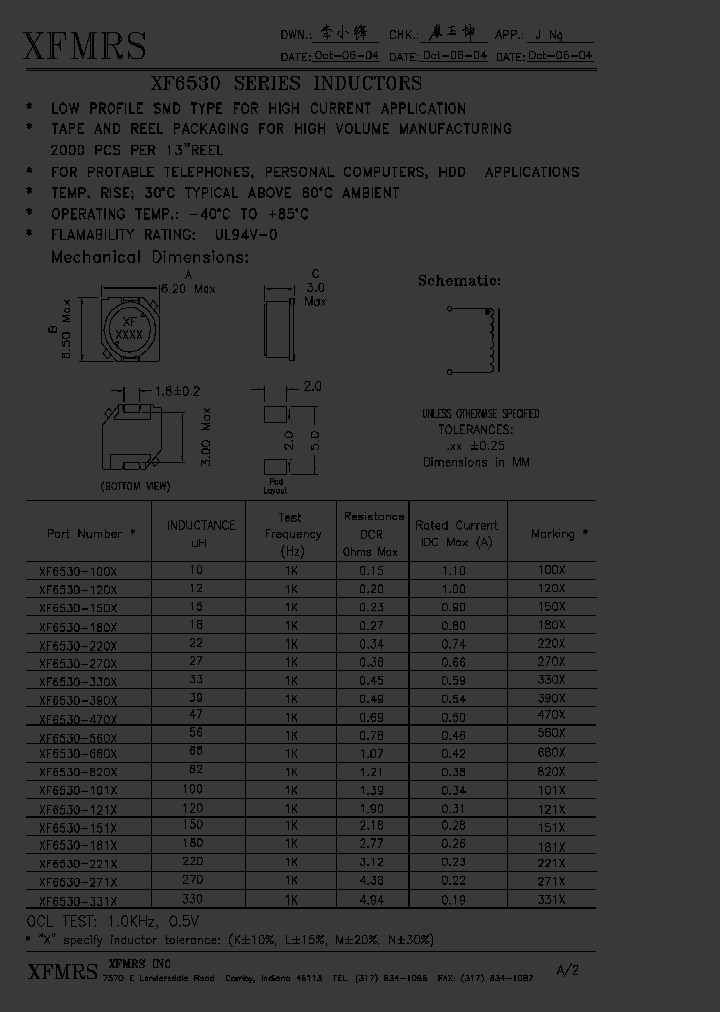 XF6530-100X_4970631.PDF Datasheet