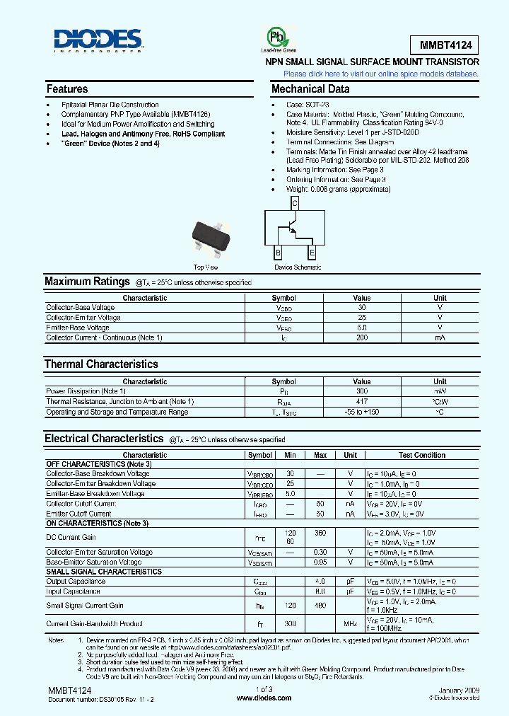 MMBT4124_4977291.PDF Datasheet