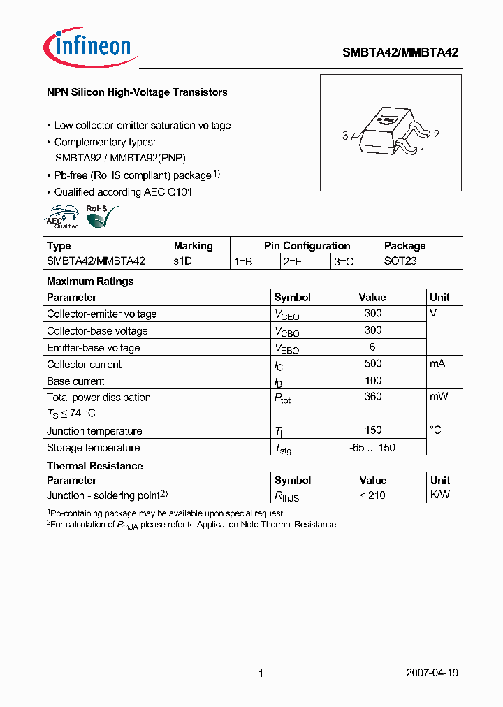 MMBTA42_4979628.PDF Datasheet