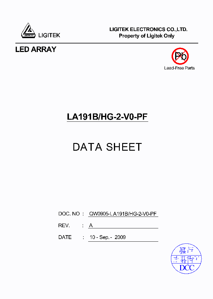 LA191B-HG-2-V0-PF_4986004.PDF Datasheet