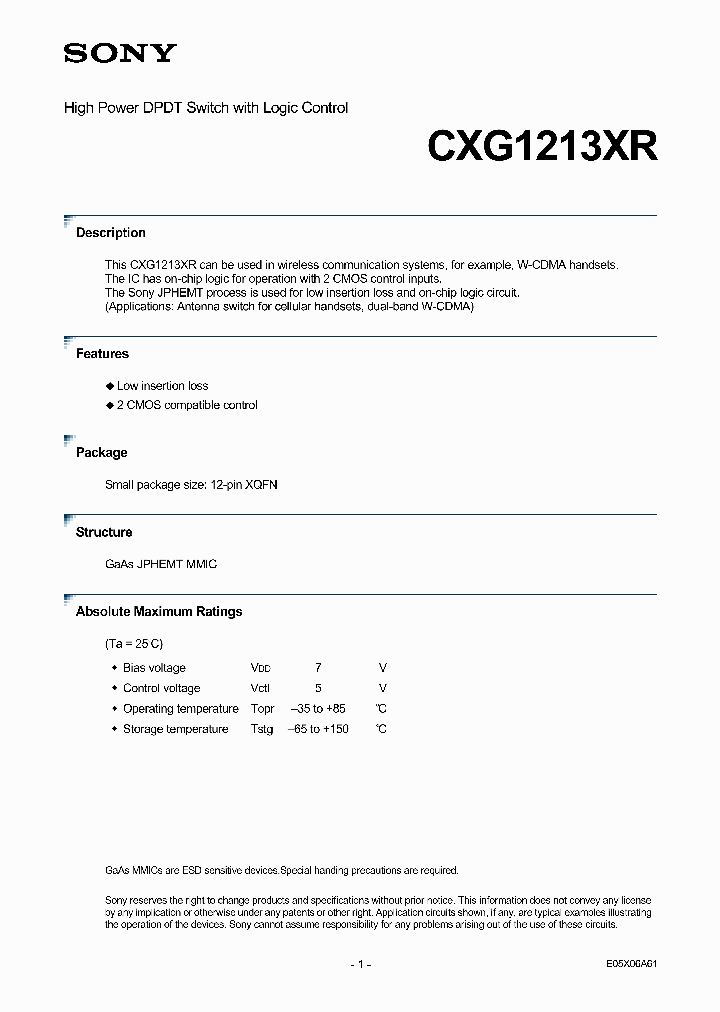 CXG1213XR_5009767.PDF Datasheet