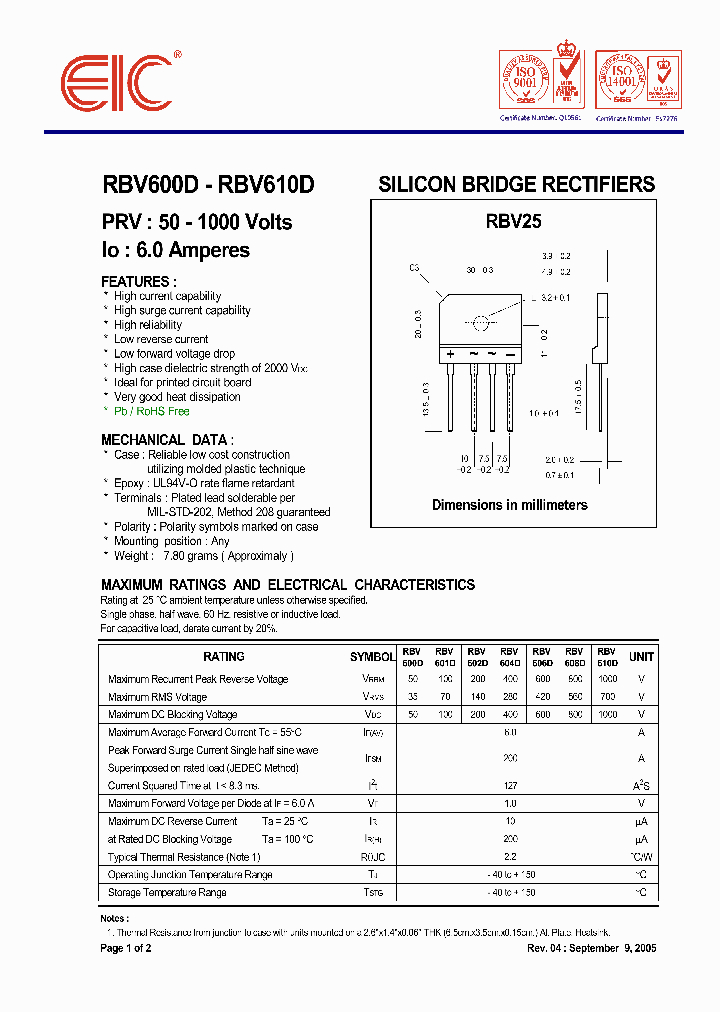 RBV600D05_5032360.PDF Datasheet