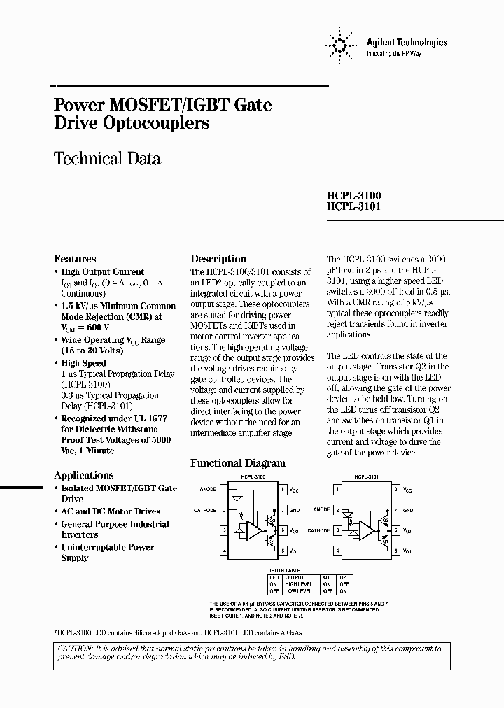 HCPL-3101_28321.PDF Datasheet